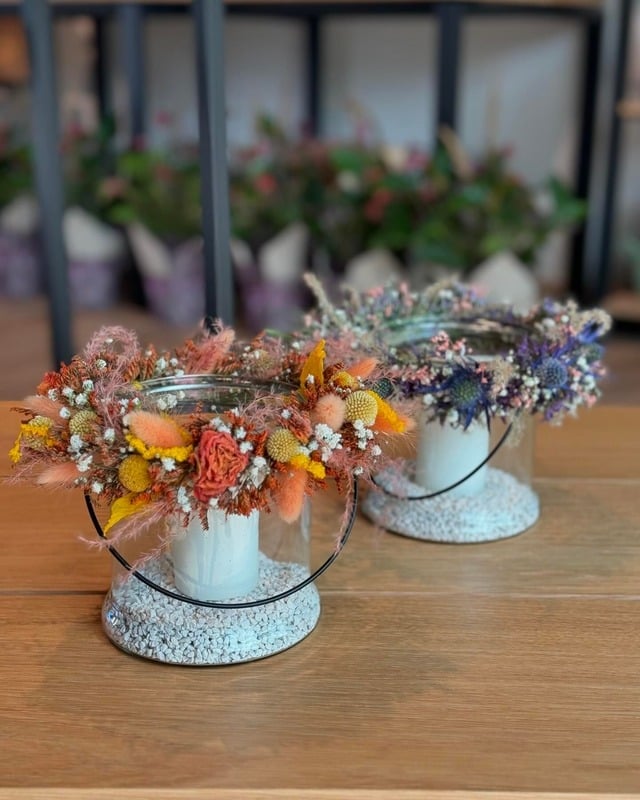 Event florals Mühlviertel – floral table decoration for corporate events, weddings and exhibitions